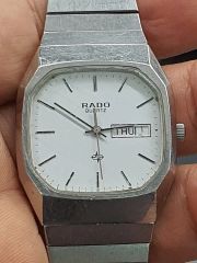 稼働品レア】RADO Fancy Quartz メンズ腕時計 シルバーカラー - メルカリ