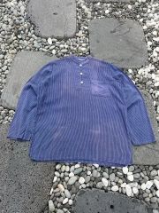 orslow オアスロウ INDIGO LINEN PULLOVER SHIRT - メルカリ