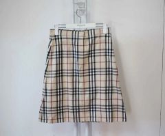 BURBERRY LONDON カシミヤ混 ノバチェック ラップスカート 40 - メルカリ