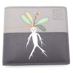 【極美品 箱付き】ロエベ　スナフジタ　コラボ　二つ折り財布　タコ　グリーン　緑 極美品 箱付き】ロエベ スナフジタ コラボ 二つ折り財布 タコ グリーン