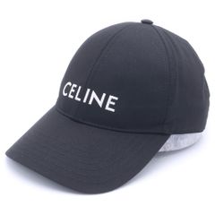 美品】CELINE セリーヌ 黒 ブラック キャップ Sサイズ - メルカリ