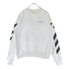 Off-White オフホワイト アローロゴ 裏起毛 スウェット 白 L - メルカリ
