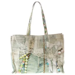 Acne Studios (アクネ ストゥディオズ) Logo Tote Bag トロンプルイユ デニムハンドバッグ トートバッグ マルチ C10245のサムネイル