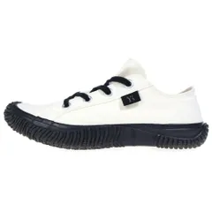 Y's (ワイズ) COTTON CANVAS LOW-TOP SNEAKERS コットンキャンバス ローカットスニーカー ホワイト/ブラック YA-E10-007のサムネイル
