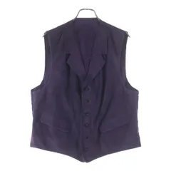HERMES (エルメス) ヌバックジレベスト パープル シルク×スウェードレザーのサムネイル