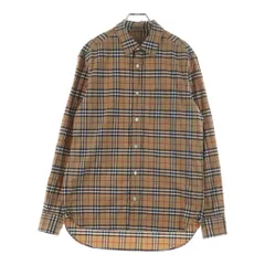 BURBERRY LONDON (バーバリーロンドン) ノバチェック 長袖シャツ ブラウンのサムネイル