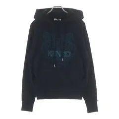 KENZO (ケンゾー) フロント刺繍 プルオーバーパーカー ブラック レディース FB62SW8714MXのサムネイル