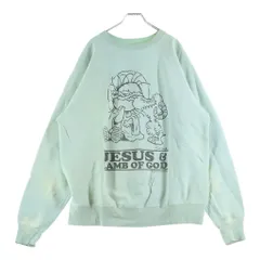 SAINT MICHAEL (セントマイケル) 23AW JESUS CREWNECK ジーザス クルーネックスウェットトレーナー ライトブルー SM-A23-0000-024のサムネイル