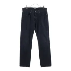 GIORGIO ARMANI (ジョルジオアルマーニ) Denim Pants ストレート デニムパンツ ストレッチ ジーンズ イタリア製 ブラック SSJ50S SS8BSのサムネイル