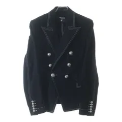 BALMAIN (バルマン) ダブルブレスト ジャケット ブラック 7110D045のサムネイル