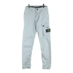 STONE ISLAND (ストーンアイランド) Single Pocket Gabardine Cargo Pant シングルポケット ギャバジン カーゴパンツ ライトグレー 771531410のサムネイル