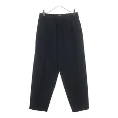 JIL SANDER (ジルサンダー) 24AW TROUSER ポリエステルギャバジン テーパード トラウザー イージーパンツ スラックスパンツ ブラック J21KA0012 J40002のサムネイル