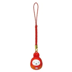 【特価商品】根付け鈴 福だるま 高さ約3.3cm ミッフィー ディックブルーナ