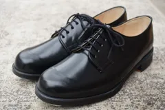 【デッドストック 未使用】CZECH MILITARY  Prabos チェコ軍 (プラボス社) OFFICER DRESS SHOES オフィサードレスシューズ プレーン 外羽根 黒 ブラック 30.0cm【W3492-300】のサムネイル