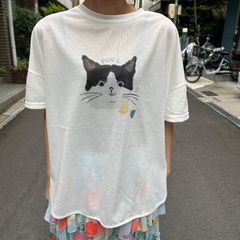 muveil Tシャツ ネコ 猫 カットソー - メルカリ