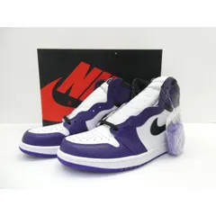 ナイキ NIKE AIR JORDAN 1 RETRO HIGT OG Court Purple 2020 555088-500 size:28.0cm スニーカー 靴 △WT5177