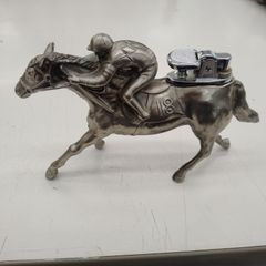 未使用 PENGUIN 競馬 騎手 オブジェ型 ライター - メルカリ