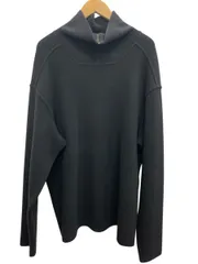 JIL SANDER/ジルサンダー/サイズ不明/ハーフジップニット/ブラック/ドロップショルダー/メンズ/FD0115のサムネイル