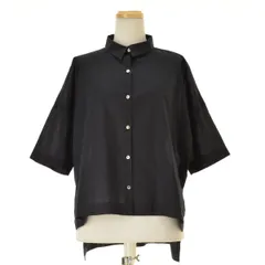 【mizuiro-ind】コットンワイド半袖シャツ