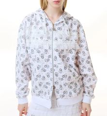 新品 0milewear ハーグラフィックジップアップ パーカー ウィッシュ