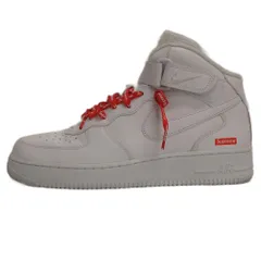 ナイキ NIKE ×シュプリーム AIR FORCE 1 MID SP エアフォース1 スニーカー FZ8784-100 白 ホワイト 27.5cm