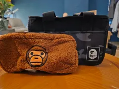 (韓国国内発送)(新品) 雑誌付録 A BATHING APE アベイシングエイプ ハンドバッグ + ポーチ バッグのサムネイル