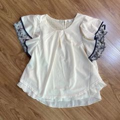 SHAREEF シャリーフ モザイク ピクセル 総柄 プリント ロンT Tシャツ 