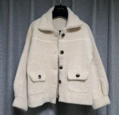CLANE MIX TWEED PUFF SLEEVE JACKET - メルカリ