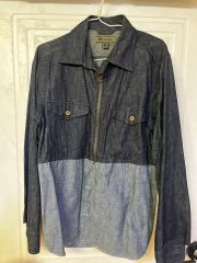 80s HYSTERIC GLAMOUR デニムシャツ 長袖 クレイジーパターン - メルカリ