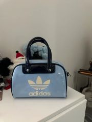 adidas vintage エナメル ミニボストンバッグ レア y2k 平成 - メルカリ