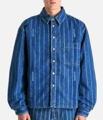 52 JACQUEMUS ジャックムス パデッド デニム シャツのサムネイル