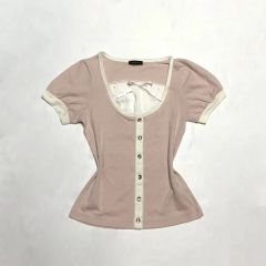 新品・未開封♡Darich♡ボリュームスリーブローズチュールベアトップ