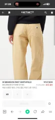 Carhartt カーハート ブランドン レディース ストーン ウォッシュ パンツのサムネイル