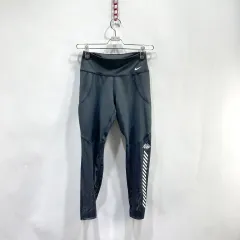 ナイキ レディース メッシュ スポーツレギンス ブラック M ヴィンテージ