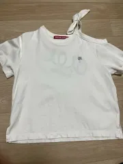 O!Oi ショルダー スリット 白 Tシャツのサムネイル