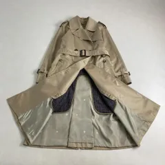 MUSE de Deuxieme Classe	トレンチコート	ミューズドゥドゥーズィエムクラス ライナー付 チェック裏地　ベージュ　M・L相当のサムネイル
