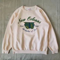 80s ヴィンテージ USA New Orleans Jazz スウェット L