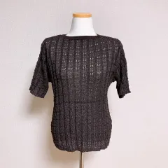 半袖ニットTシャツ