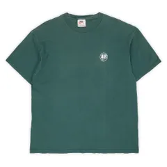 ナイキ NIKE 90s 90年代 ロゴTシャツ 刺繍 AIR 珍品 旧タグ アメリカ製 MADE IN USA オールド ヴィンテージ アメリカ 古着 メンズ Tシャツ カットソー グリーン 緑 L【中古】