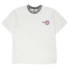 ナイキ NIKE 90s 90年代 ロゴ刺?Tシャツ JUST DO IT 珍品 銀タグ アメリカ製 MADE IN USA オールド ヴィンテージ アメリカ 古着 メンズ Tシャツ カットソー ホワイト 白 XL相当【中古】