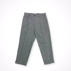 A19684 美品 ポールスミス シアサッカータックスラックス グレー系L