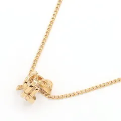  サンローラン ネックレス モノグラム ツイスト ゴールドのサムネイル