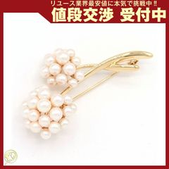 ミキモト MIKIMOTO K18 パール ダイヤ ブローチ 定価99万 - メルカリ