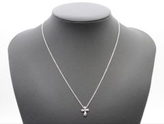 TIFFANY & Co. ティファニー クロスネックレス シルバー 硫化あり