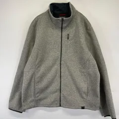 古着 エルエルビーン L.L.Bean フリース ジャケット フルジップ ワンポイント アウトドア ベターセータータイプ L  グレー系 無地 メンズ