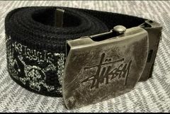 old Stussy シャネルSSレザーベルト バックル 90S ヴィンテージ - メルカリ