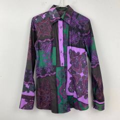 PLEATS PLEASE 長袖シャツ 幾何学模様 総柄 イッセイミヤケ 3 - メルカリ