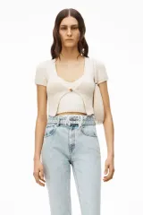 Alexander Wang アレキサンダーワング 半袖カーディガン ニット トップス 新品のサムネイル