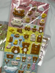 お風呂 リラックマ コリラックマ きいろいとり立体ステッカー