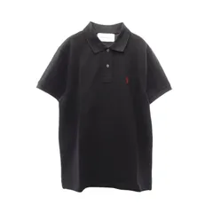 アミ AMI ポロシャツ ロゴ UPL001.760001L ブラック コットン ポロシャツ ユニセックス 新品